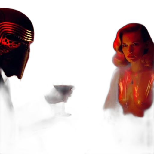 mask, robot, face, concept art transparent PNG cut-out