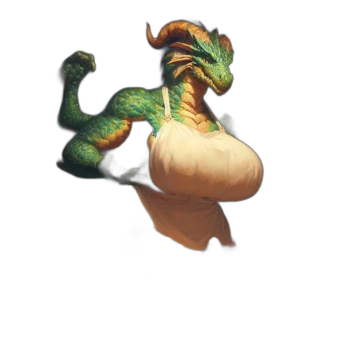 dragon, creature, animal, food transparent PNG cut-out