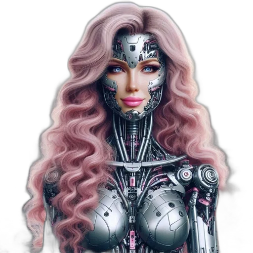 robot, fantasy art, comic book art, concept art transparent PNG cut-out