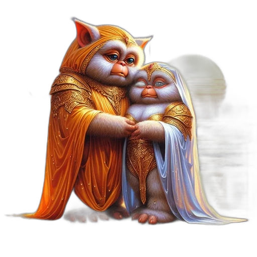 concept art, fantasy art, 3d render, photorealistic transparent PNG cut-out