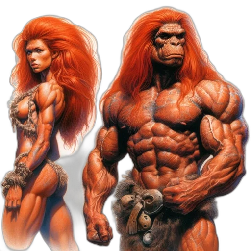 animal, concept art, comic book art, photorealistic transparent PNG cut-out
