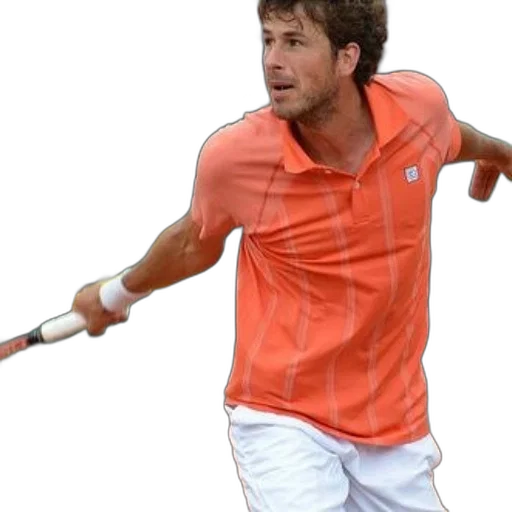 staff, tennis, player, orange transparent PNG cut-out