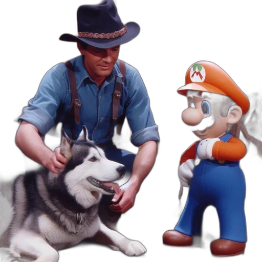 animal, hat, concept art, pixel art transparent PNG cut-out
