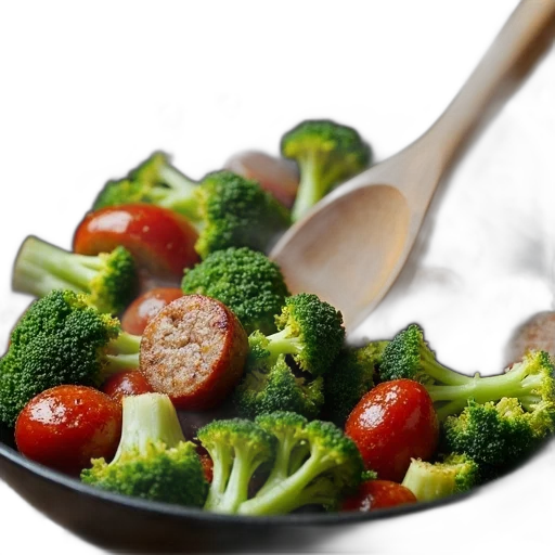 food, photorealistic, 3d render, broccoli transparent PNG cut-out