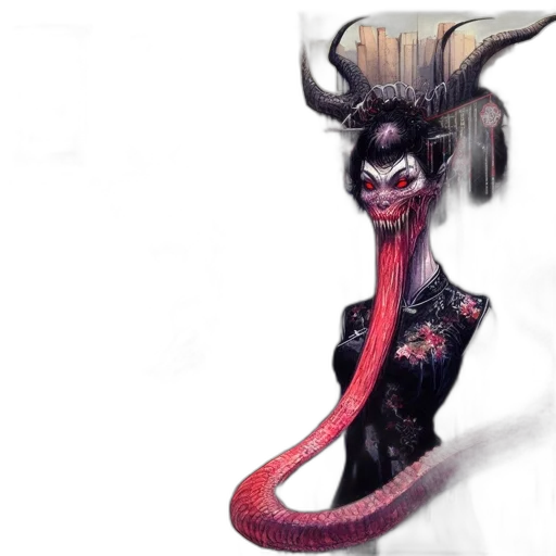 creature, mask, dragon, animal transparent PNG cut-out