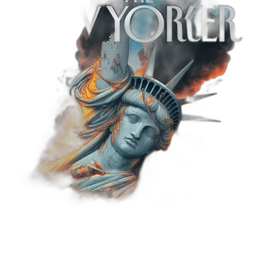 new, yorker, magazine, cover transparent PNG cut-out