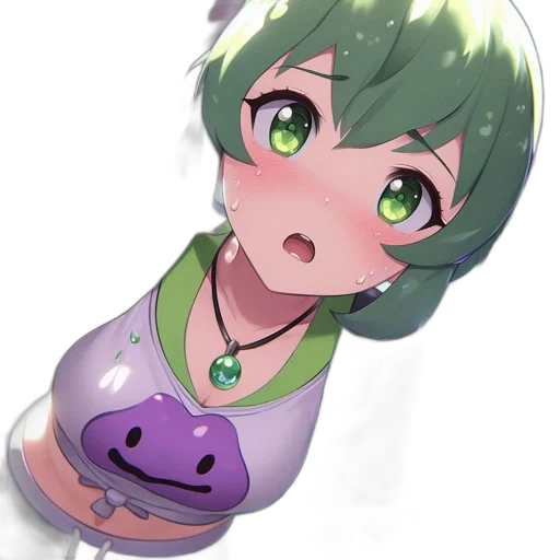 bottle, staff, creature, dress transparent PNG cut-out