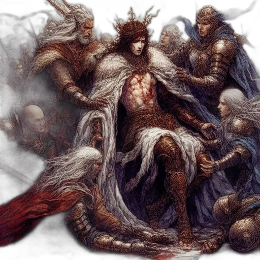 fantasy art, concept art, comic book art, pixel art transparent PNG cut-out