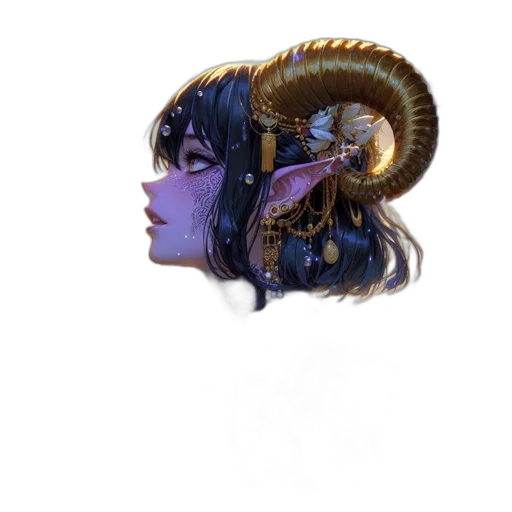 dragon, mask, staff, creature transparent PNG cut-out