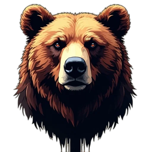 animal, face, pixel art, concept art transparent PNG cut-out