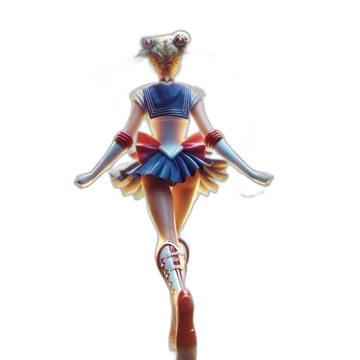 dress, staff, 3d render, concept art transparent PNG cut-out