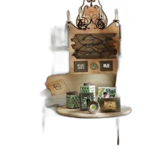 furniture, crown, jewelry, 3d render transparent PNG cut-out