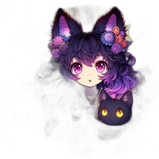 staff, mask, creature, pixel art transparent PNG cut-out