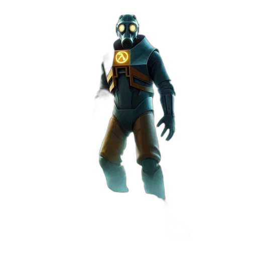 mask, creature, robot, weapon transparent PNG cut-out