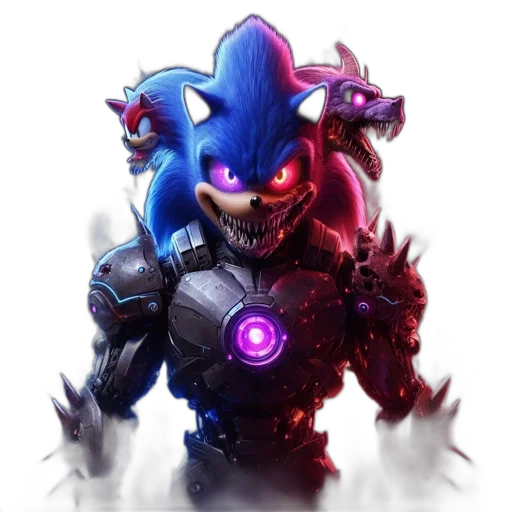 creature, robot, staff, weapon transparent PNG cut-out