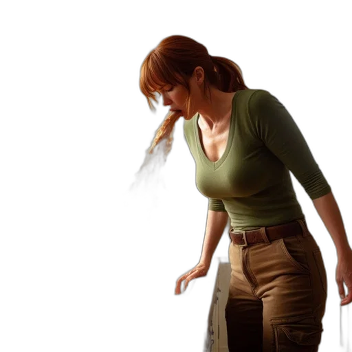 concept art, photorealistic, oil painting, 3d render transparent PNG cut-out