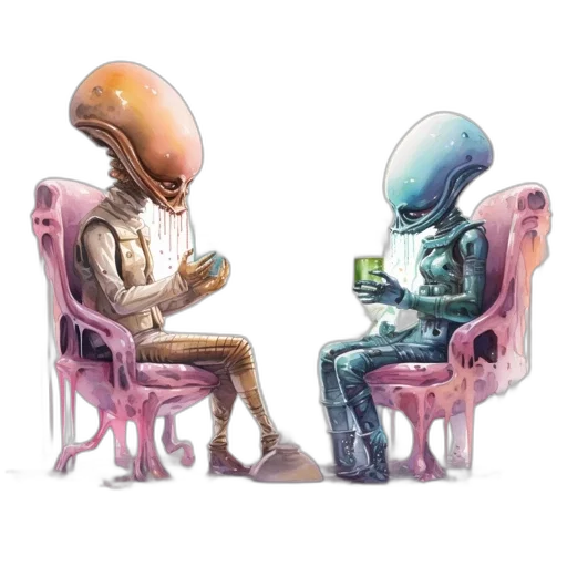 robot, furniture, concept art, fantasy art transparent PNG cut-out