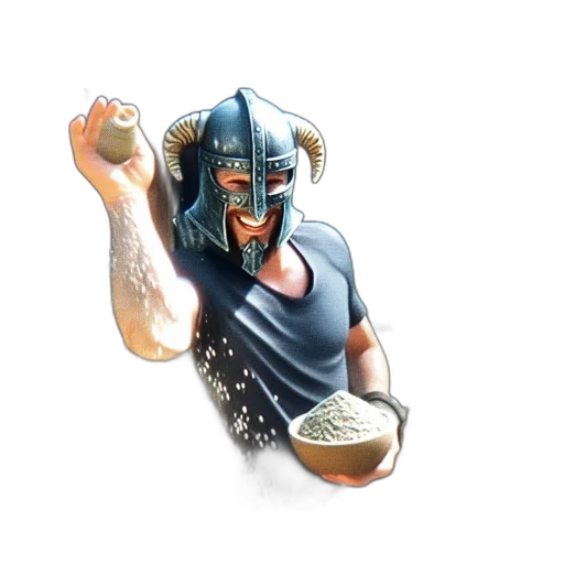 mask, food, concept art, 3d render transparent PNG cut-out