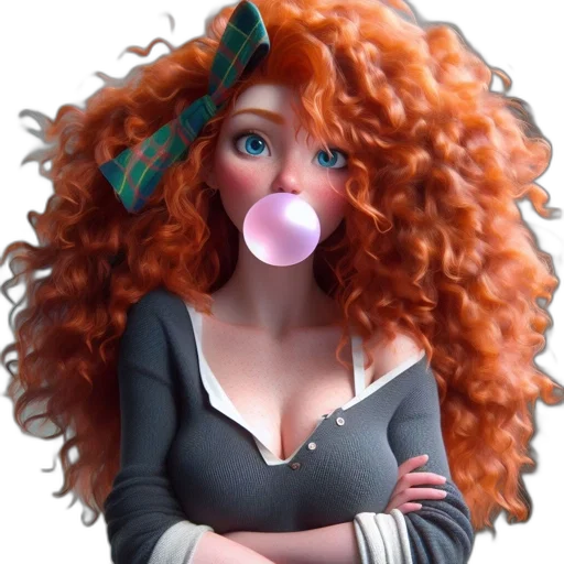 hair, hat, staff, jewelry transparent PNG cut-out
