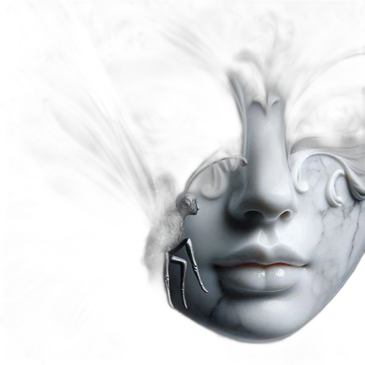 mask, face, robot, creature transparent PNG cut-out