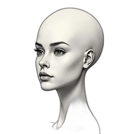 face, hair, robot, mask transparent PNG cut-out