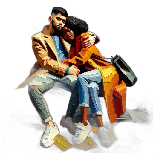 jacket, furniture, concept art, photorealistic transparent PNG cut-out