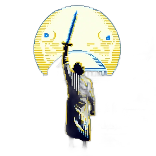 umbrella, staff, sword, robot transparent PNG cut-out