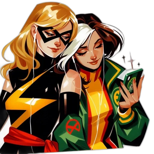 comic book art, concept art, cartoon, neon lights transparent PNG cut-out
