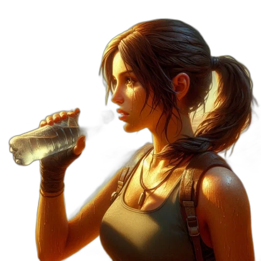 bottle, weapon, face, concept art transparent PNG cut-out