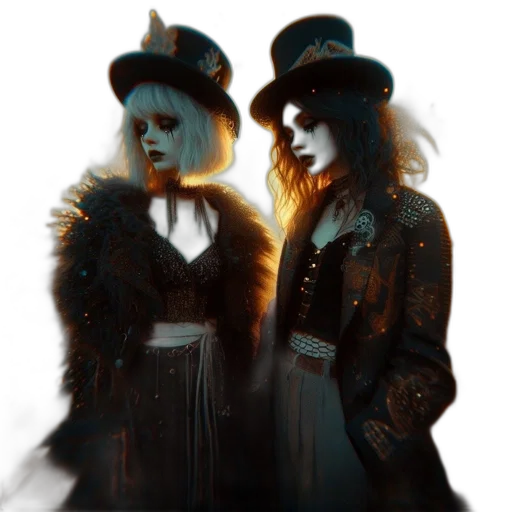 hat, jacket, mask, concept art transparent PNG cut-out