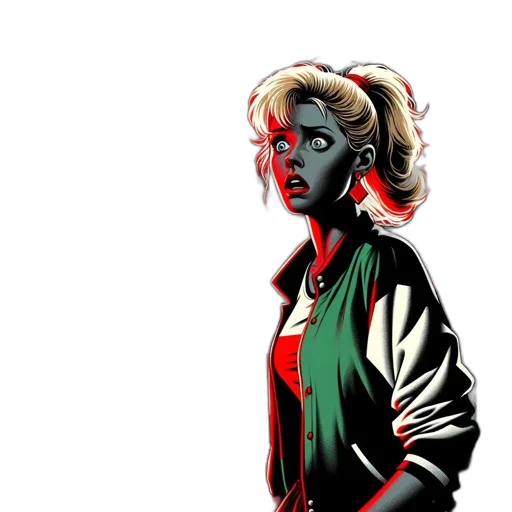 jacket, comic book art, concept art, cartoon transparent PNG cut-out