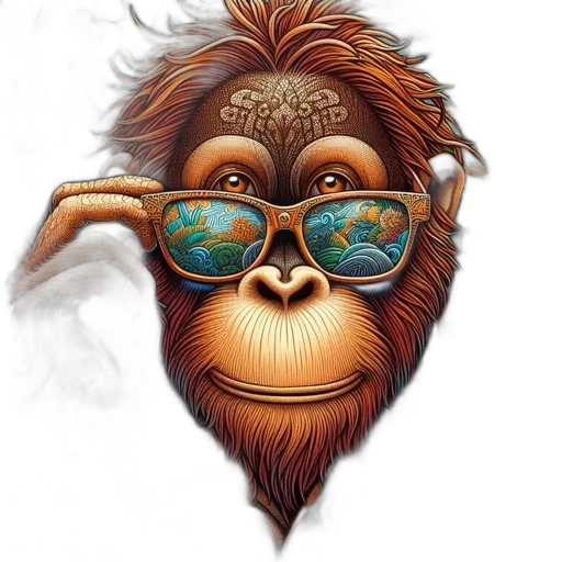 mask, animal, face, photorealistic transparent PNG cut-out