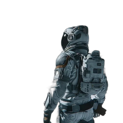 jacket, robot, mask, creature transparent PNG cut-out