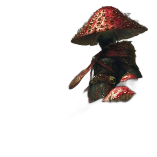 hat, umbrella, staff, mask transparent PNG cut-out
