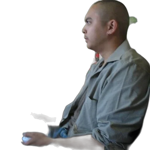 staff, jacket, robot, face transparent PNG cut-out