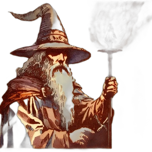 staff, hat, fantasy art, concept art transparent PNG cut-out