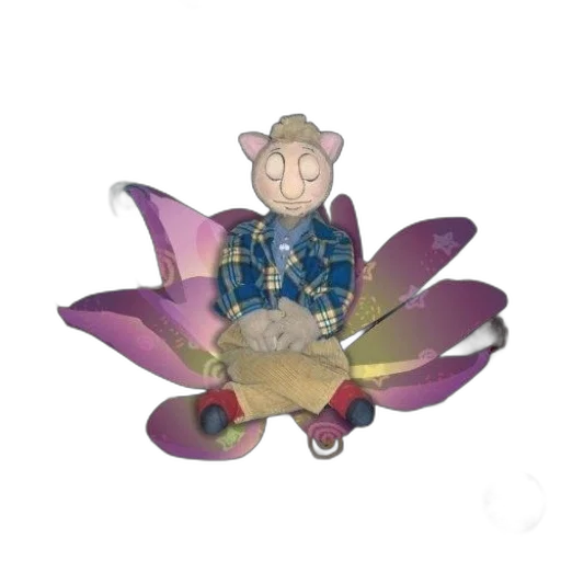 flower, staff, 3d render, concept art transparent PNG cut-out