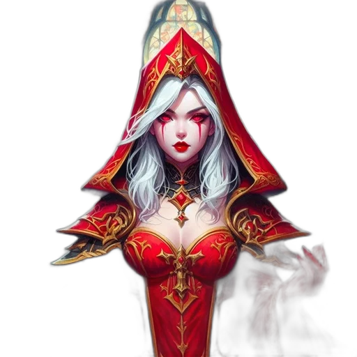 dress, staff, jewelry, crown transparent PNG cut-out