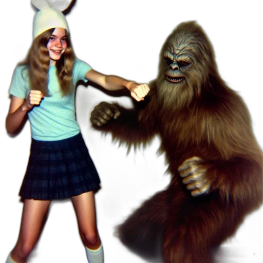 creature, animal, hair, staff transparent PNG cut-out