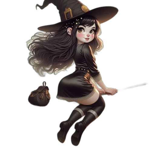 staff, hat, fantasy art, concept art transparent PNG cut-out
