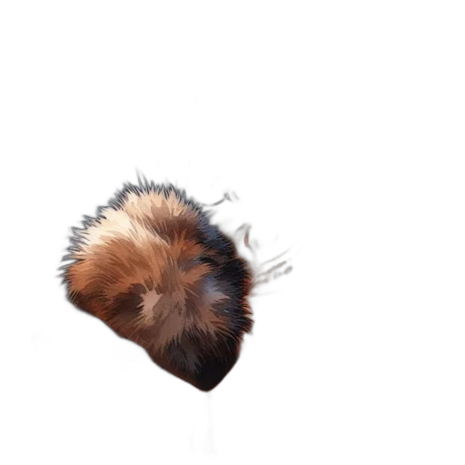 animal, hair, creature, hat transparent PNG cut-out