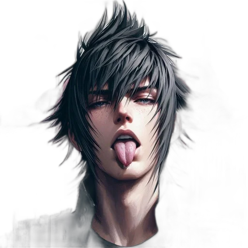 face, photorealistic, fantasy art, anime transparent PNG cut-out