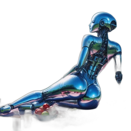 robot, car, concept art, cyberpunk transparent PNG cut-out