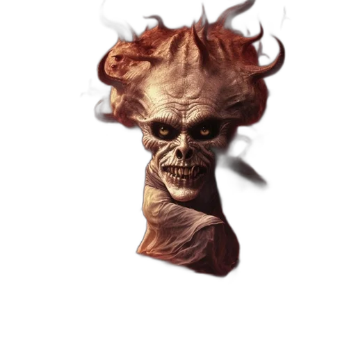 mask, face, creature, crown transparent PNG cut-out