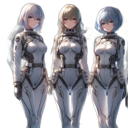 robot, dress, concept art, anime transparent PNG cut-out