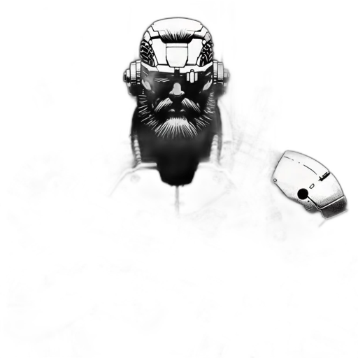 mask, face, robot, creature transparent PNG cut-out