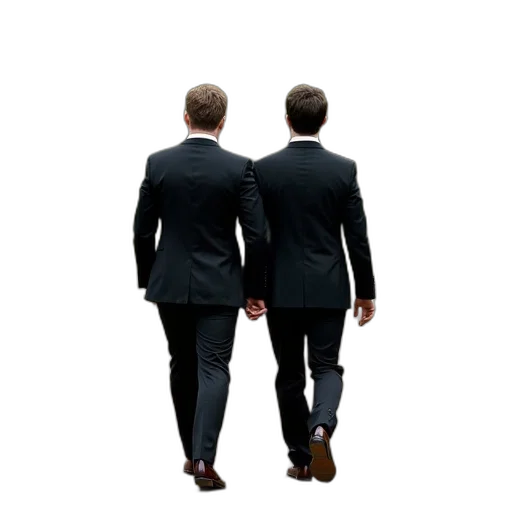 staff, jacket, 3d render, groom transparent PNG cut-out