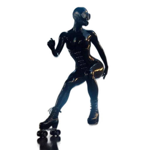 robot, mask, shoes, creature transparent PNG cut-out