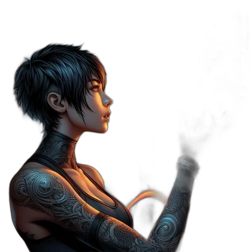robot, dragon, jewelry, staff transparent PNG cut-out