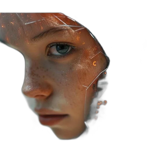 face, mask, robot, crown transparent PNG cut-out